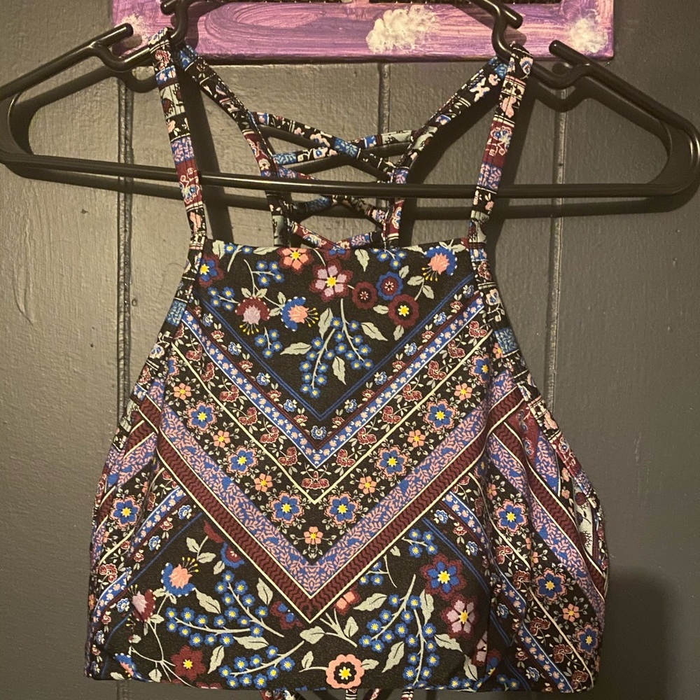 Halter top bikini top